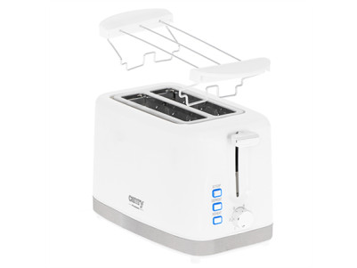 Camry | Toaster | CR 3219 | Power 750 W | Number of slots 2 | Housing material Plastic | White