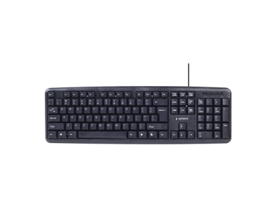 Gembird | 4-in-1 Multimedia office set | KBS-UO4-01 | Keyboard, Mouse, Pad and Headset Set | Wired | Mouse included | US | Black