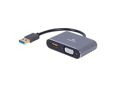Cablexpert | USB display adapter | A-USB3-HDMIVGA-01 | USB 3.0 Type-A | 0.15 m