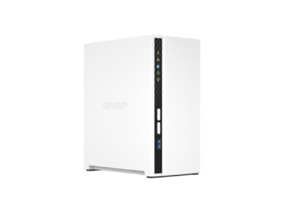 QNAP | 2-Bay ARM | TS-233 | Up to 2 SATA 6Gb/s, 3Gb/s | ARM 4-core | Cortex-A55 | Processor frequency 2.0 GHz | 2 GB | N/A