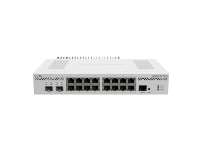 Mikrotik CCR2004-16G-2S+PC | Ethernet Router | CCR2004-16G-2S+PC | 10/100/1000 Mbit/s | Mesh Support No | MU-MiMO No | No mobile