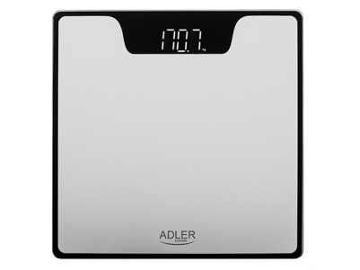 Adler | Bathroom Scale | AD 8174s | Maximum weight (capacity) 180 kg | Accuracy 100 g | Silver