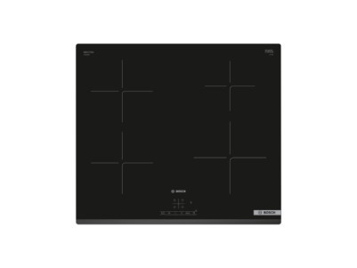 Bosch | Hob | PUE63KBB6E | Induction | Number of burners/cooking zones 4 | Touch | Timer | Black