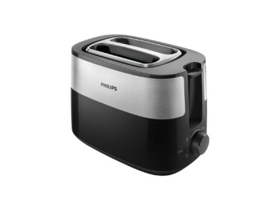 Philips | Toaster | HD2516/90 Daily Collection | Power 830 W | Number of slots 2 | Housing material Plastic | Black
