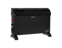Mesko | Convector Heater with Timer and Turbo Fan | MS 7741b | Convection Heater | 2000 W | Number of power levels 3 | Black