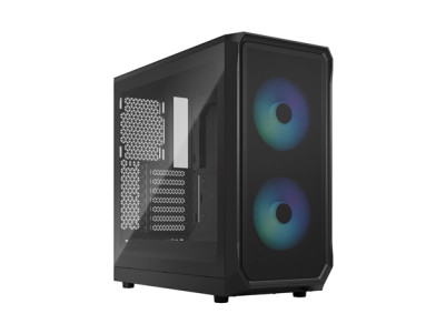 Fractal Design | Focus 2 | Side window | RGB Black TG Clear Tint | Midi Tower | Power supply included No | ATX