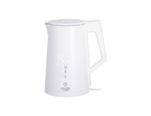 Adler | Kettle | AD 1345w | Electric | 2200 W | 1.7 L | Stainless steel | 360 rotational base | White