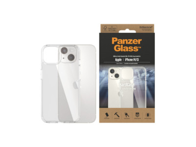 PanzerGlass | HardCase | Apple | iPhone 14/13 | Clear | Wireless charging compatible 100% recycled frame material