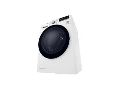 LG | Dryer Machine | RH80V3AV6N | Energy efficiency class D | Front loading | 8 kg | LED | Depth 69 cm | Wi-Fi | White