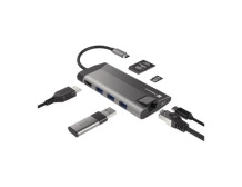 Natec | USB-C Multiport Adapter | NMP-1690 | Grey | USB Type-C | 0.15 m