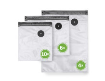 Caso | Vacu ZIP-Bags Set | 01243 | Transparent
