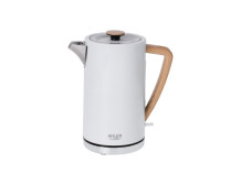 Adler | Kettle | AD 1347w | Electric | 2200 W | 1.5 L | Stainless steel | 360 rotational base | White
