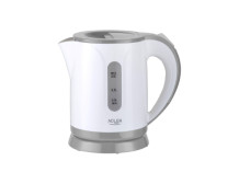 Adler | Kettle | AD 1371g | Electric | 850 W | 0.8 L | Stainless steel/Polypropylene | 360 rotational base | White/Grey