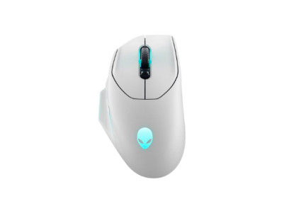 Dell | Gaming Mouse | AW620M | Wired/Wireless | Alienware Wireless Gaming Mouse | Lunar Light