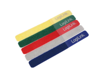 Cable Strap, 180*20mm, 5pcs, 5 colors