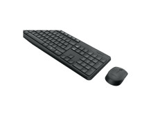 Logitech | MK235 | Keyboard and Mouse Set | Wireless | Mouse included | Batteries included | US | Black | 475 g
