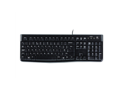 Logitech Desktop MK120 Wired keyboard USB Mouse included US Black