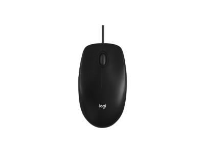 Logitech | Mouse | M100 | Optical | Optical mouse | Wired | Black