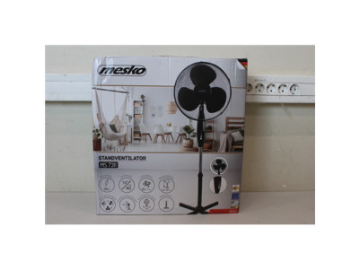 SALE OUT. | Mesko | Fan | MS 7311 | Stand Fan | DAMAGED PACKAGING, SCRATCHED, BENT SUPPORT | Black | Diameter 40 cm | Number of 