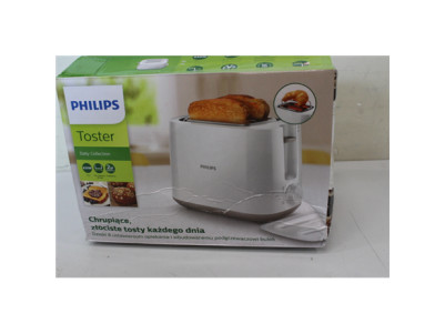 SALE OUT. PHILIPS HD2582/00 Daily Collection Toaster, White | Philips | Toaster | HD2582/00 | Power 760 - 900 W | Number of slot