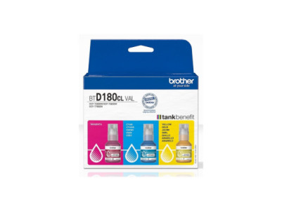 Brother BTD180CL | Ink refill | Yellow, Cyan, Magenta