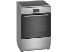 Bosch | Cooker | HKR39A250U | Hob type Vitroceramic | Oven type Electric | Stainless steel | Width 60 cm | Electronic ignition |