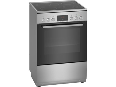 Bosch | Cooker | HKR39A250U | Hob type Vitroceramic | Oven type Electric | Stainless steel | Width 60 cm | Electronic ignition |