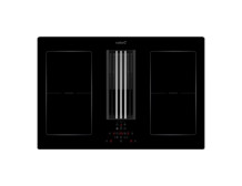 CATA | IAS 770 | Induction hob with built-in hood | 77 cm | Number of burners/cooking zones 4 | Black | Touch