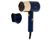 Adler Hair dryer | AD 2280 | 1800 W | Number of temperature settings 3 | Blue/Gold