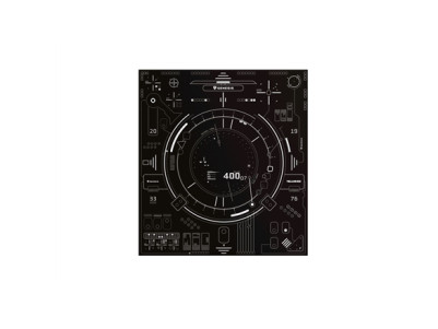 Genesis Tellur 400 Square Hud Floor Mat | Black