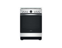 INDESIT Cooker | IS67G8CHX/E/1 | Hob type Gas | Oven type Electric | Stainless steel | Width 60 cm | Depth 60 cm | 73 L