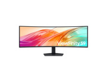 Samsung LS49F950UAUXEN 49" ViewFinity S9 S95UF Monitor, Bent, DQHD 5120x1440/32:9/350cd/m2/5ms HMDI, USB, DP | Samsung