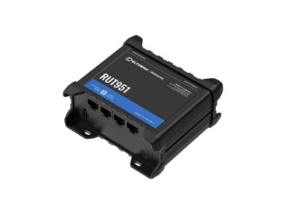 Industrial Cellular router | RUT951 | 802.11n | 10/100 Mbit/s | Ethernet LAN (RJ-45) ports 4 | Mesh Support No | MU-MiMO No | 2G