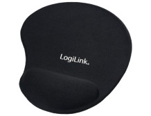Mousepad with Gel Wrist Rest Support, | Logilink | ID0027 | Black