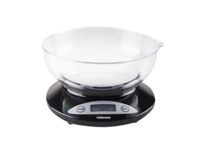 Tristar | Kitchen scale | KW-2430 | Maximum weight (capacity) 2 kg | Graduation 1 g | Display type LCD | Black