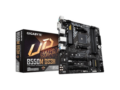 Gigabyte | B550M DS3H 1.0 | Processor family AMD | Processor socket AM4 | DDR4 DIMM | Memory slots 4 | Number of SATA connectors