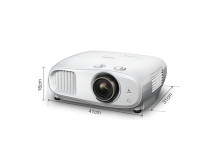 Epson | EH-TW7100 | 4K PRO-UHD 3840 x 2160 (2 x 1920 x 1080) | 3000 ANSI lumens | White | Lamp warranty 12 month(s)