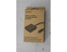 SALE OUT. DIGITUS USB Type-C to HDMI Adapter, 4K@30Hz black | Digitus USB Type-C to HDMI Adapter | DA-70852 | Black | USB Type-C
