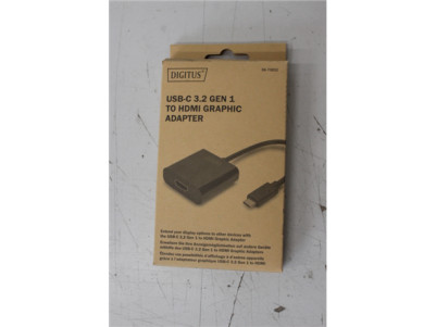 SALE OUT. DIGITUS USB Type-C to HDMI Adapter, 4K@30Hz black | Digitus USB Type-C to HDMI Adapter | DA-70852 | Black | USB Type-C