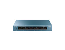 TP-LINK | 8-Port 10/100/1000Mbps Desktop Network Switch | LS108G | Unmanaged | Desktop | Power supply type External
