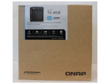SALE OUT. QNAP TS-453E-8G 4-bay desktop NAS, Intel Celeron J6412 4C 2.0GHz, burst 2.6GHz, onboard 8GB RAM, 2 x HDMI 1.4b, 2x M.2
