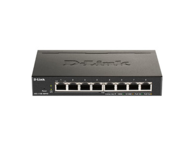 D-Link | 8-Port Gigabit PoE Smart Managed Switch | DGS-1100-08PV2 | Web managed | Desktop | Power supply type External