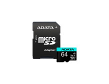 ADATA | Premier Pro UHS-I U3 V30S | 64 GB | MicroSDXC | Flash memory class 10 | Adapter
