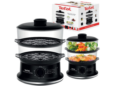 TEFAL | VC140135 Food Steamer | Black | 900 W | Number of baskets 2
