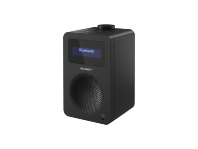 Sharp DR-430(BK) Digital Radio, FM/DAB/DAB+, Bluetooth 5.0, Midnight Black | Sharp | Digital Radio | DR-430(BK) | Bluetooth | Mi