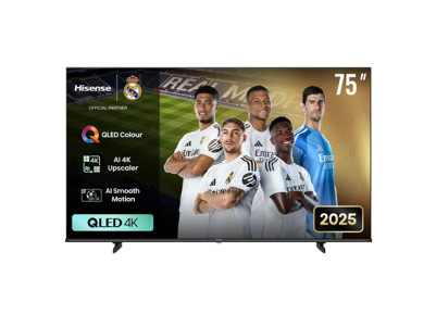 Hisense QLED TV | 75E7Q | 75 | Smart TV | VIDAA | 4K UHD | Black
