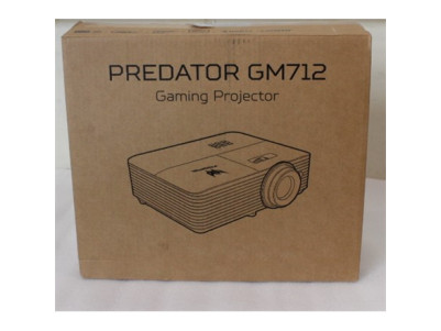 SALE OUT. Acer PREDATOR GM712 Projector, DLP, 4K UHD, 4000lm, 20000/1, HDMI, Black | Acer PREDATOR GM712 | 4K UHD (3840 x 2160) 
