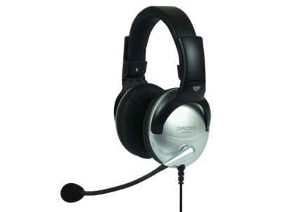 Koss | Headphones | SB45 | Wired | On-Ear | Microphone | Noise canceling | Silver/Black