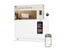 Mill WiFi Panel Heater | PA1500WIFI4A | Panel Heater | 1500 W | Suitable for rooms up to 22 m | White | IPX4