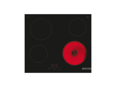 Bosch | Hob | PKE611BA2E Series 4 | Vitroceramic | Number of burners/cooking zones 4 | Touch | Black